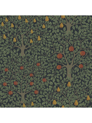 Dutch Wallcoverings Gronhaga - Pomona Black - Zwart