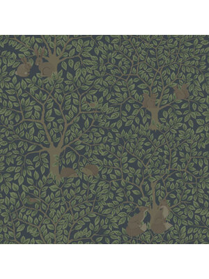 Dutch Wallcoverings Gronhaga - Per Black - Zwart Dutch Wallcoverings Gronhaga - Per Black - Zwart