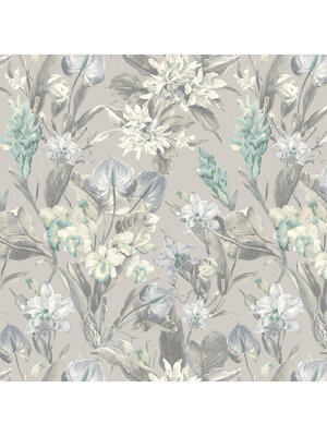 Dutch Wallcoverings Bellagio - Florence Platinum Petal Dutch Wallcoverings Bellagio - Florence Platinum Petal