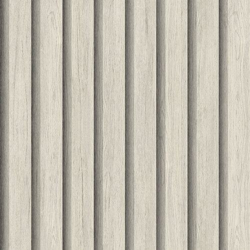 Dutch Wallcoverings Elements - Ribbvägg White