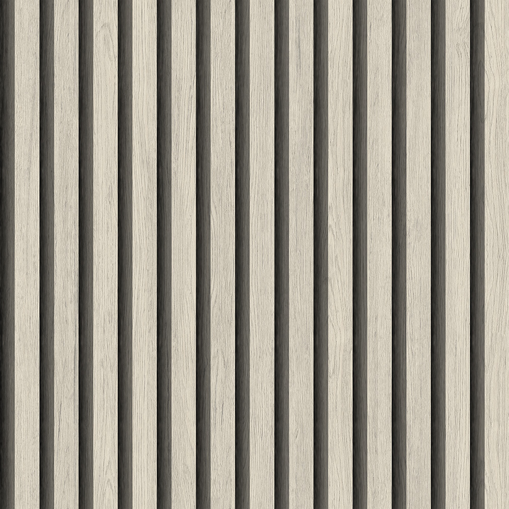 Dutch Wallcoverings Elements - Ribbvägg White