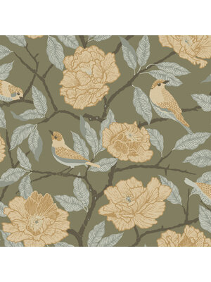 Dutch Wallcoverings Fagelsang - Bernadina Green Dutch Wallcoverings Fagelsang - Bernadina Green