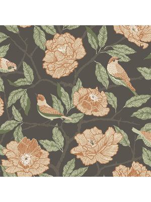 Dutch Wallcoverings Fagelsang - Bernadina Black Dutch Wallcoverings Fagelsang - Bernadina Black