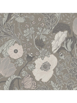 Dutch Wallcoverings Fagelsang - Anemone Grey Dutch Wallcoverings Fagelsang - Anemone Grey