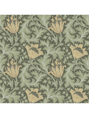 Dutch Wallcoverings Hidden Treasures - Anemone Grn/Geel Dutch Wallcoverings Hidden Treasures - Anemone Grn/Geel