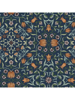 Dutch Wallcoverings Hidden Treasures - Holland Park Bl/Rd Dutch Wallcoverings Hidden Treasures - Holland Park Bl/Rd