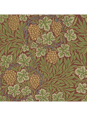 Dutch Wallcoverings Hidden Treasures - Vine Rood/Grn
