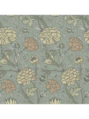 Dutch Wallcoverings Hidden Treasures - Cray Turquoise Dutch Wallcoverings Hidden Treasures - Cray Turquoise