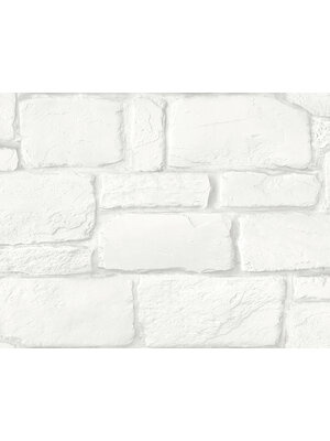 Dutch Wallcoverings Inlay Casablanca Cool White Dutch Wallcoverings Inlay Casablanca Cool White