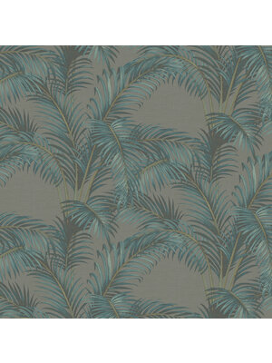 Dutch Wallcoverings Pavone - Palmaria Teal