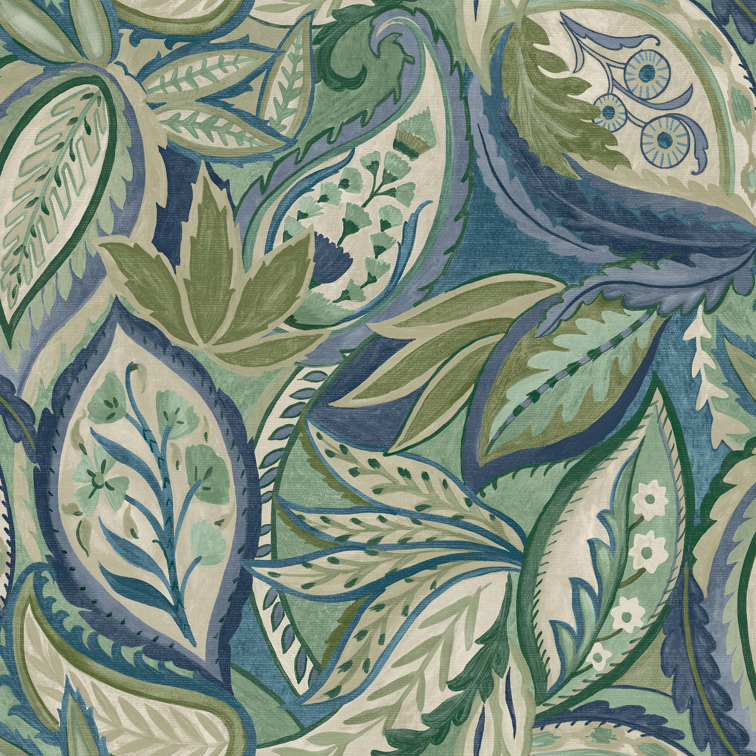 Dutch Wallcoverings Xanadu - Amaira Blue afbeelding