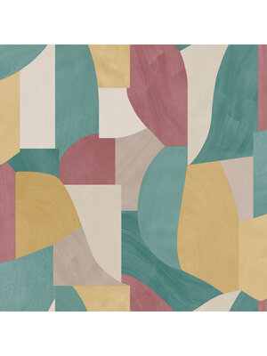 Dutch Wallcoverings Xanadu - Ennedi Maroon Ochre