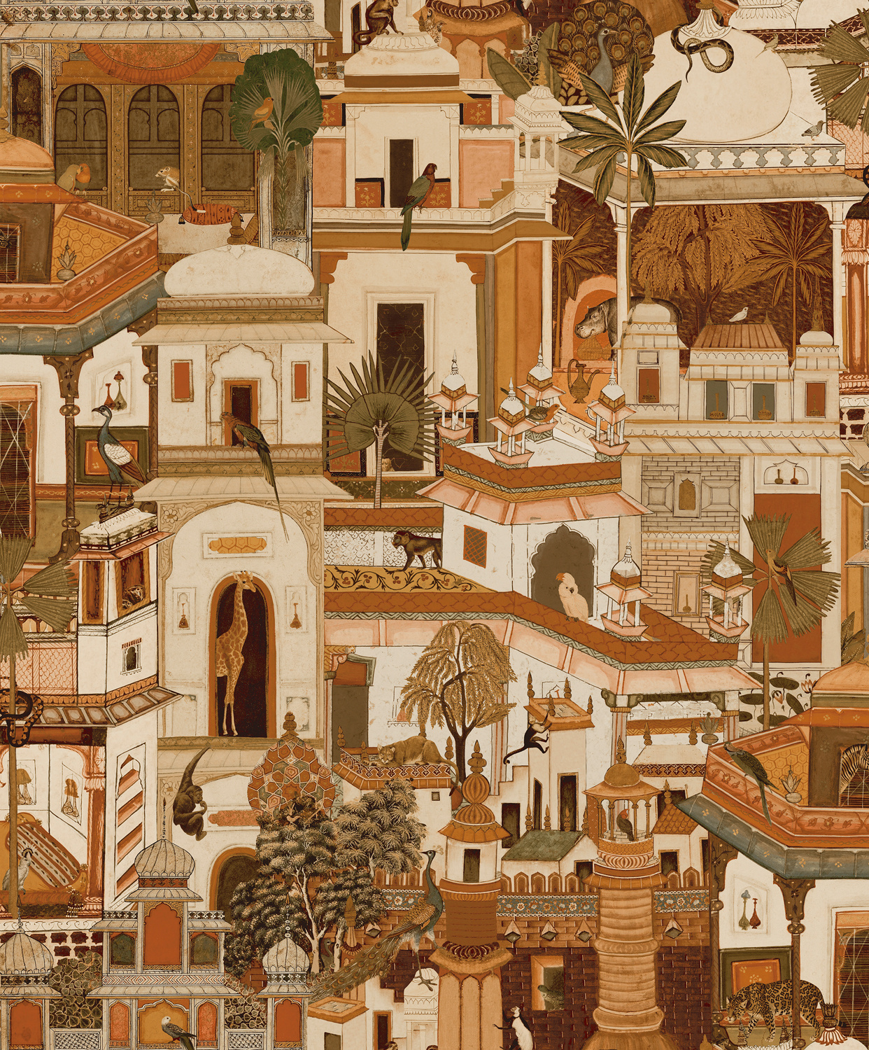 Dutch Wallcoverings Xanadu - Civita Orange afbeelding
