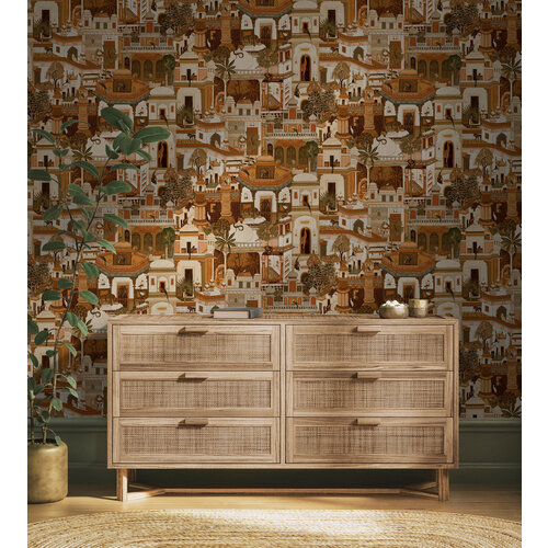 Dutch Wallcoverings Xanadu - Civita Orange