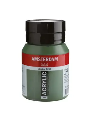 Royal Talens Amsterdam Acrylverf 500 ml - Olijfgroen Donker 622