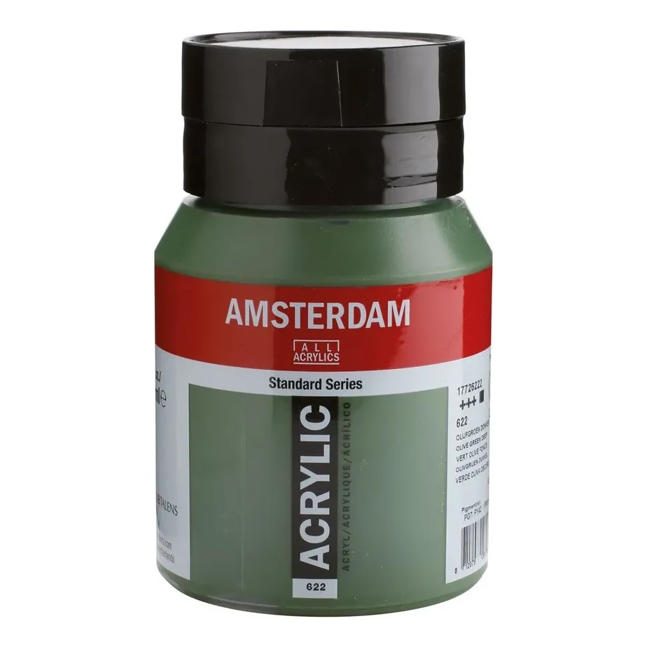 Royal Talens Amsterdam Acrylverf 500 ml - Olijfgroen Donker 622