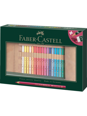 Faber Castell Polychromos - set 30 stuks in roletui Faber Castell Polychromos - set 30 stuks in roletui