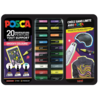 Posca Koffer Metaal - Set 20