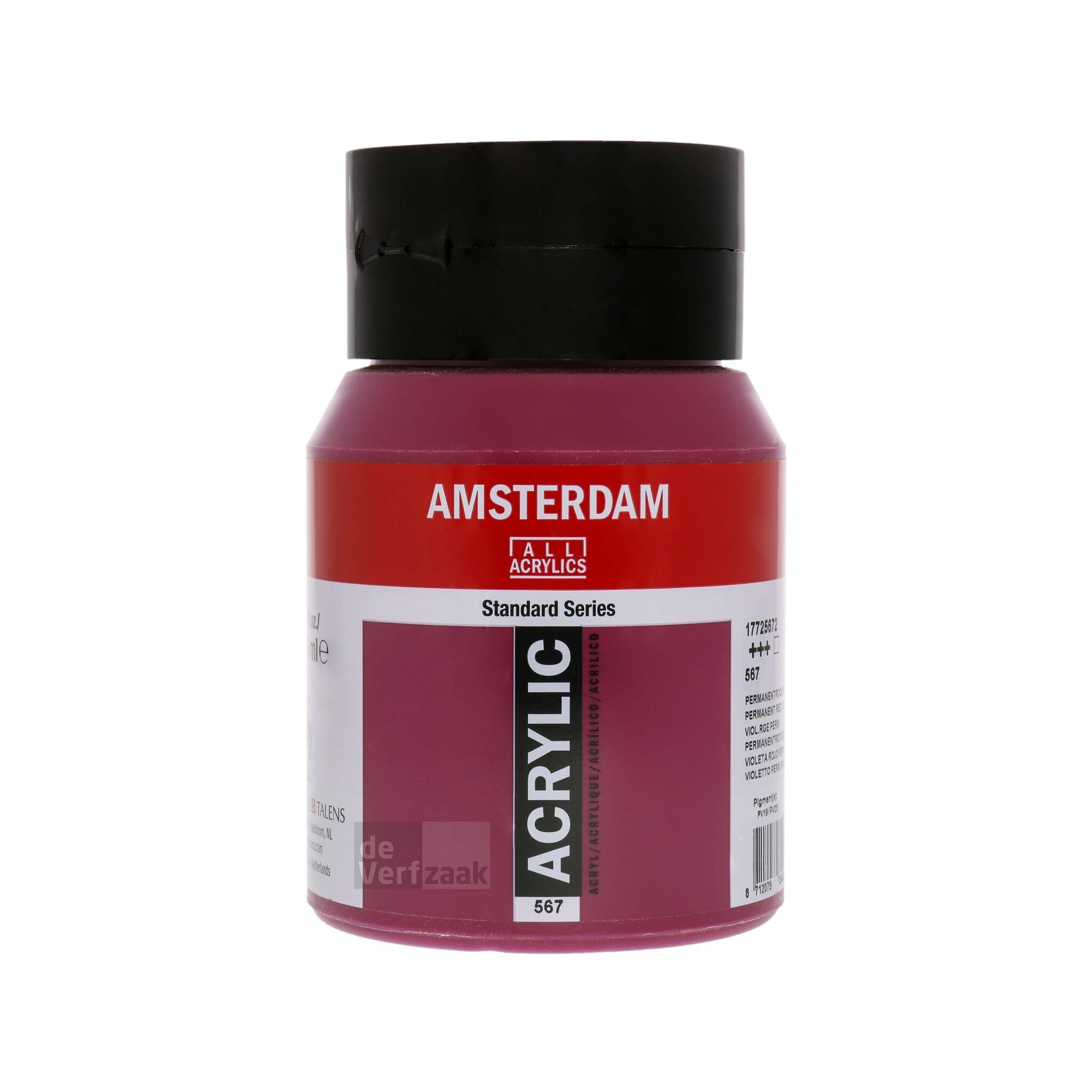 Royal Talens Amsterdam Acrylverf 500 ml - Permanentrood Violet 567 afbeelding