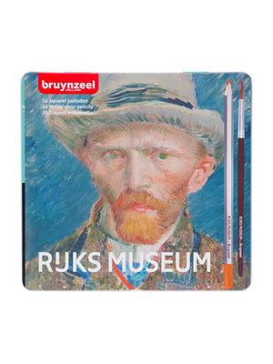 Bruynzeel Blik 24 Aquarelpotloden - Van Gogh Bruynzeel Blik 24 Aquarelpotloden - Van Gogh