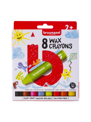 Bruynzeel Kids 8 waskrijtjes