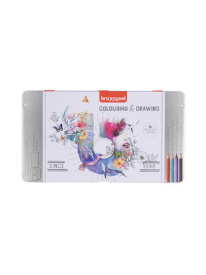 Bruynzeel Kleur- en tekenset - 70 delig Bruynzeel Kleur- en tekenset - 70 delig
