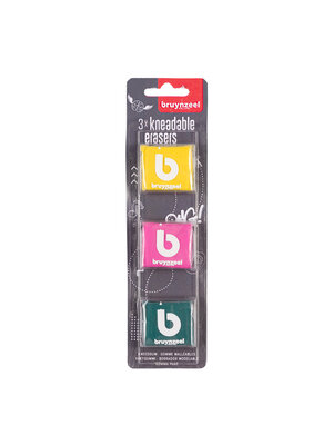 Bruynzeel Kneedgum set - 3 stuks