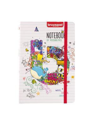 Bruynzeel Notitieboek A5 80 g/m² 160 pagina's Bruynzeel Notitieboek A5 80 g/m² 160 pagina's