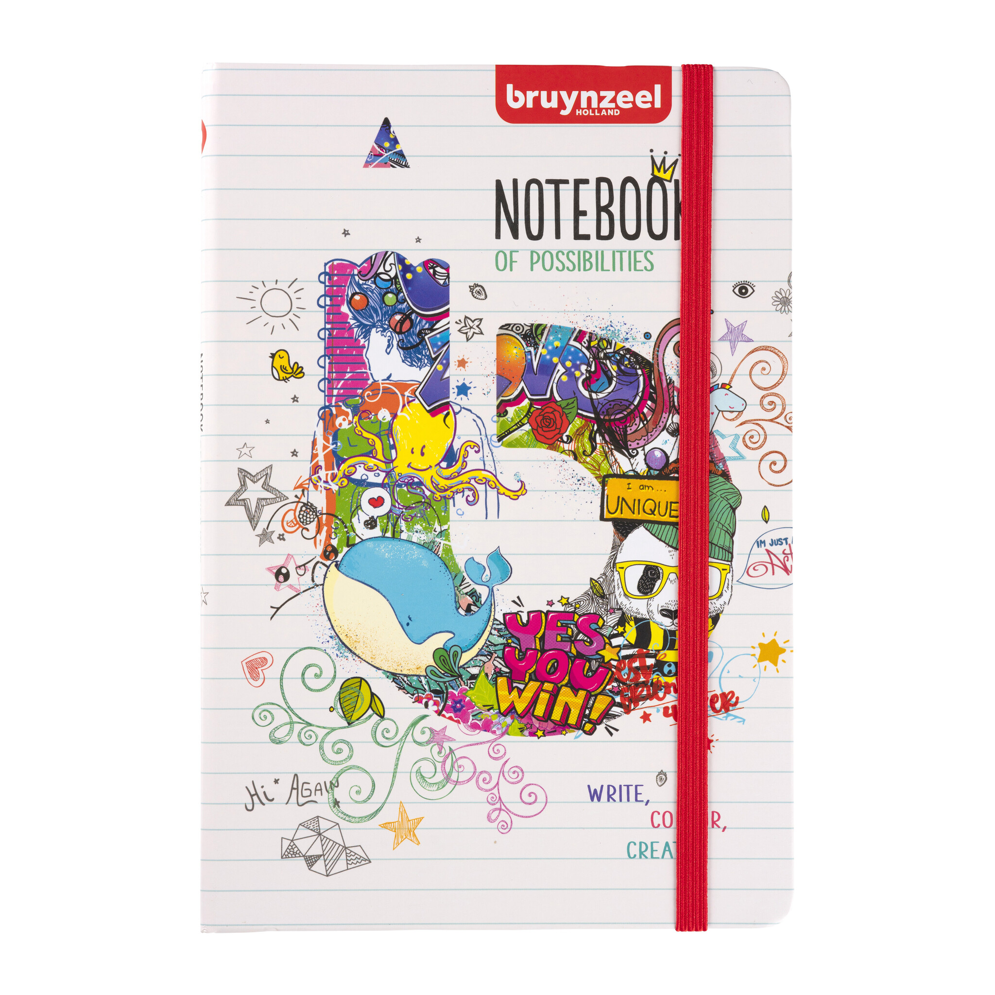 Bruynzeel Notitieboek A5 80 g/m² 160 pagina's afbeelding