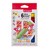 Bruynzeel Plakkaatverf sticks set - 6 kleuren