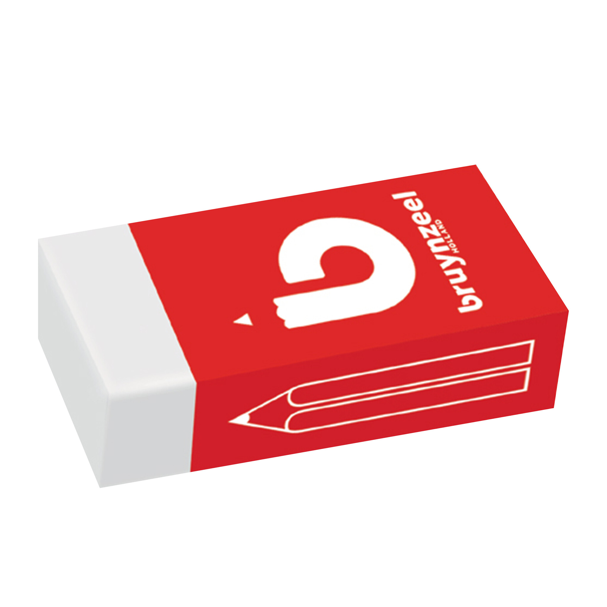 Bruynzeel Vlakgum middelgroot - 36 stuks