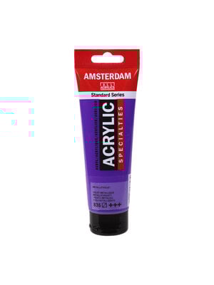 Royal Talens Amsterdam Standard Series Acrylverf Tube 120 ml - Metallicviolet 835
