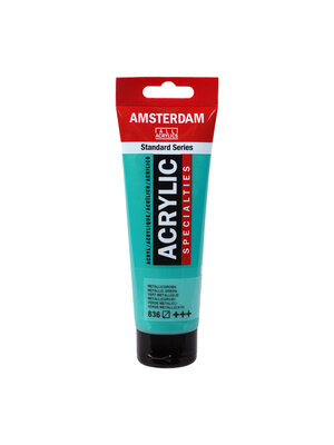 Amsterdam Acrylverf - 120 ml - Metallicgroen 836 Amsterdam Acrylverf - 120 ml - Metallicgroen 836