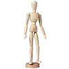 Talens Ledenpop 30 cm Blank Hout