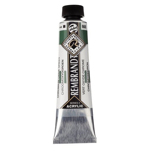 Rembrandt Acrylverf Tube 40 ml - Chroomoxydgroen 668