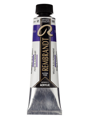 Rembrandt Acrylverf Tube 40 ml - Permanentblauwviolet 568
