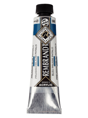 Rembrandt Acrylverf - 40 ml - Pruisischblauw (Phtalo) 566