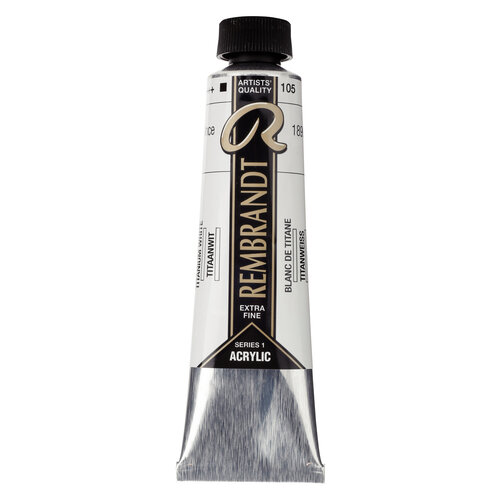 Rembrandt Acrylverf Tube 40 ml - Titaanwit 105
