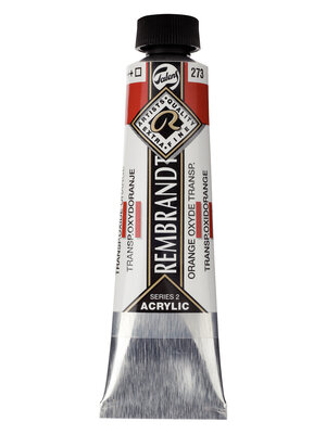 Rembrandt Acrylverf - 40 ml - Transparant Oxydoranje 273