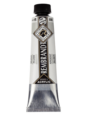 Rembrandt Acrylverf - 40 ml - Zilver 800