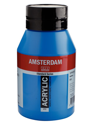 Royal Talens Amsterdam Standard Series Acrylverf Pot 1000 ml - Primaircyaan 572