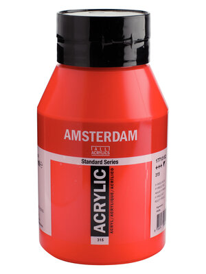 Amsterdam Acrylverf -  1000 ml - Pyrrolerood 315