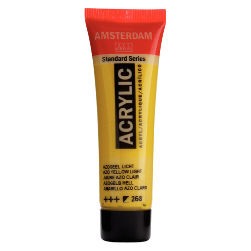Royal Talens Amsterdam Standard Series Acrylverf Tube 20 ml - Azogeel Licht 268