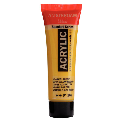 Royal Talens Amsterdam Standard Series Acrylverf Tube 20 ml - Azogeel Middel 269
