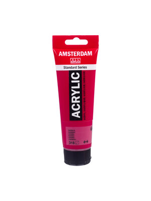Royal Talens Amsterdam Standard Series Acrylverf Tube 20 ml - Karmijn 318 Royal Talens Amsterdam Standard Series Acrylverf Tube 20 ml - Karmijn 318