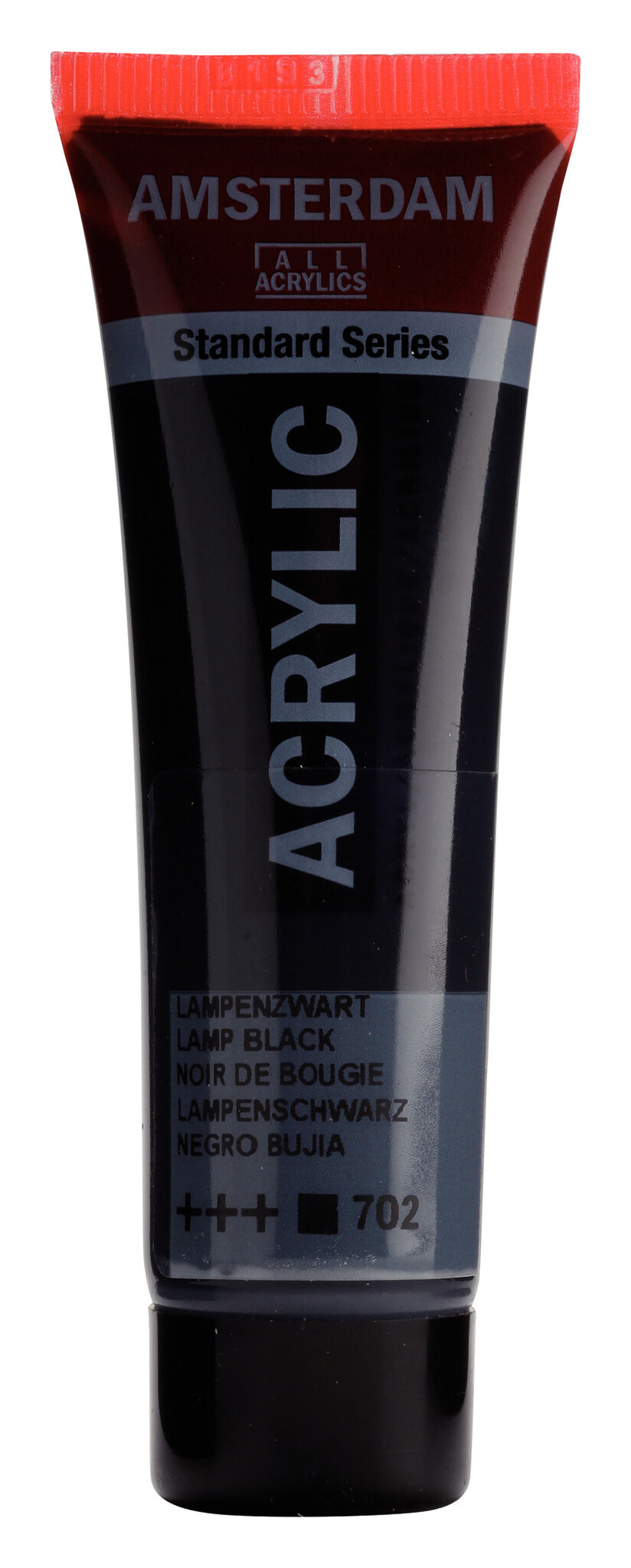 Royal Talens Amsterdam Standard Series Acrylverf Tube 20 ml - Lampenzwart 702