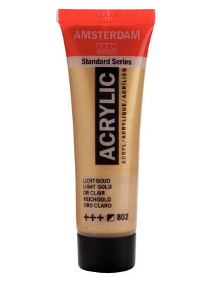 Royal Talens Amsterdam Standard Series Acrylverf Tube 20 ml - Lichtgoud 802