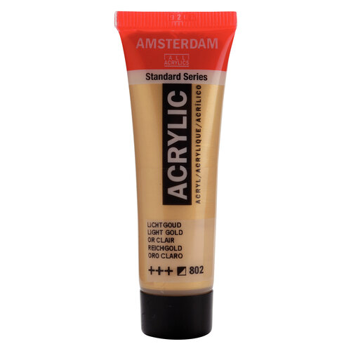 Royal Talens Amsterdam Standard Series Acrylverf Tube 20 ml - Lichtgoud 802