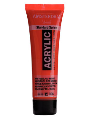Royal Talens Amsterdam Standard Series Acrylverf Tube 20 ml - Naftolrood Middel 396 Royal Talens Amsterdam Standard Series Acrylverf Tube 20 ml - Naftolrood Middel 396