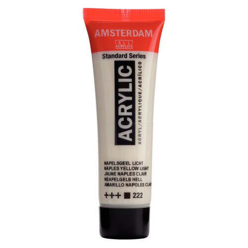 Royal Talens Amsterdam Standard Series Acrylverf Tube 20 ml - Napelsgeel Licht 222